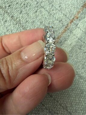 ATR sterling silver eternity ring size 5